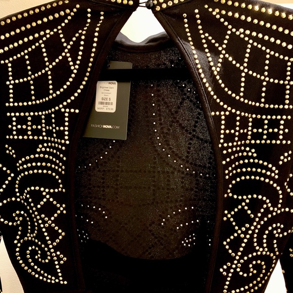 Fashion Nova Brightest Gem Dress - New with Tags - Picture 4 of 7